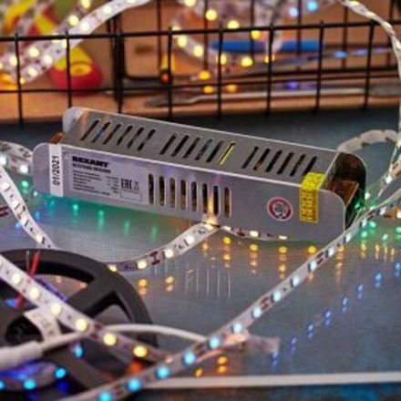 Источник питания компактный 12 V 120 W с разъемами под винт, без влагозащиты (IP23)