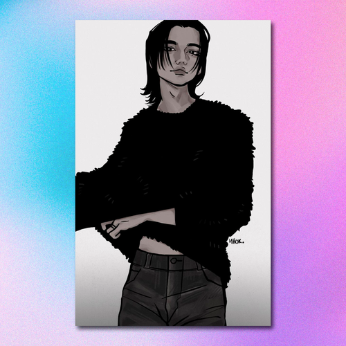 Арт принт / инок. / STRAY KIDS / Хёнджин #2