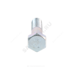 Болт стальной оц М16х130 к.п. 5.8 шестигранный вес DIN 931 (ГОСТ 7798-70)