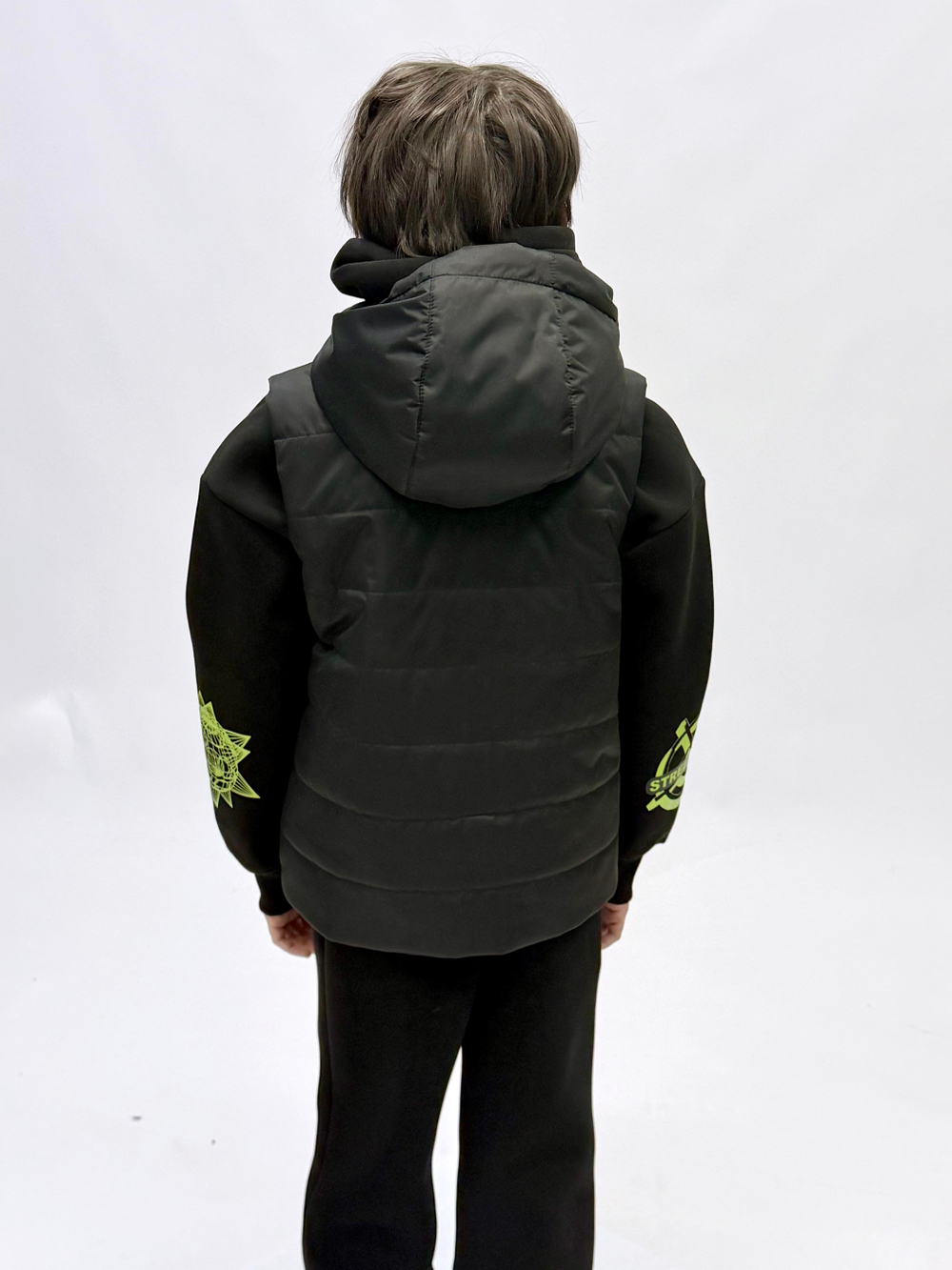 Жилет демисезонный мембрана для мальчика 8-12 лет Милашка Сьюзи