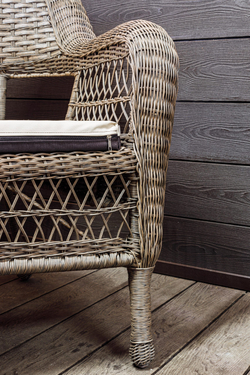 Диван 3-местный из искусственного ротанга МЭДИСОН «MADISON» с подушкой на сидение