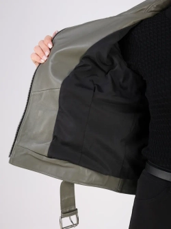 Кожаная куртка демисезонная косуха