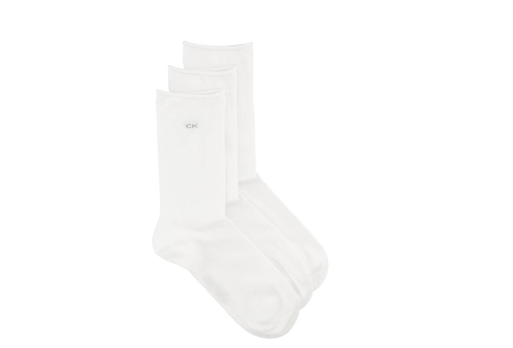 носки 3 пары Calvin Klein - белый(701218770)