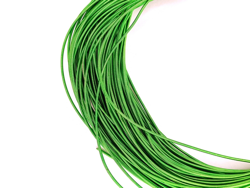 Канитель жесткая светло-зеленый 1 мм