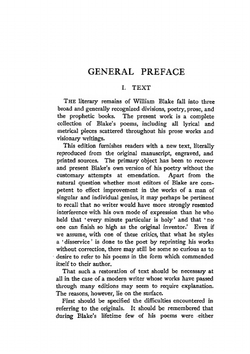The poetical works of William Blake. A new and verbatim text from the manuscript engraved and letterpress originals | William Blake