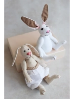 Бумажная выкройка текстильной игрушки Кролик