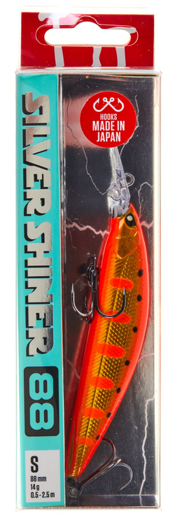 Воблер Lucky John Silver Shiner 88S, 8.8 см, 14 г, цвет 105