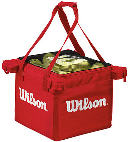 Корзина для мячей Wilson Teaching Cart Red Bag