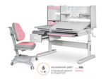 Комплект Mealux Evo парта Florida Multicolor PN + кресло Onyx DPG (арт.EVO-52 W + PN MC + Y 110 DPG)