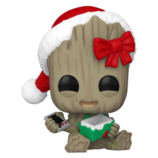 Фигурка Funko POP! Bobble Marvel Holiday S4 Groot (1440) 80033 / Фигурка Фанко ПОП! по мотивам вселенной "Marvel", Грут