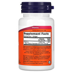 Now Foods Vitamin A 10000 ME 100 softgels, Витамин А