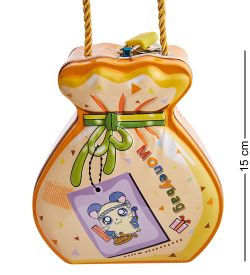 BX- 76/6 Металлическая копилка «Мешочек»