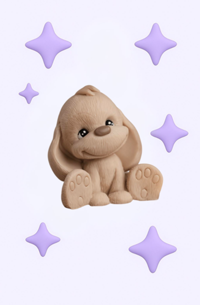 Фигурка из шоколада Щенок Тики, 5*7*6,5 см