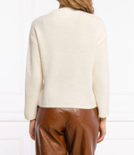 Хлопковый свитер vaniglia Marella SPORT - кремовый(33660219)