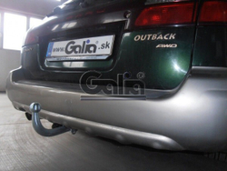Фаркоп оцинкованный Galia S047C для Subaru Legacy Station Wagon (BE/BH) 1999-2003, Subaru Outback 4WD 1999-2003(паспорт и сертификат в комплекте)(без электрики)