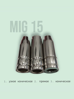 Комплект сопел MIG 15 (3 шт)