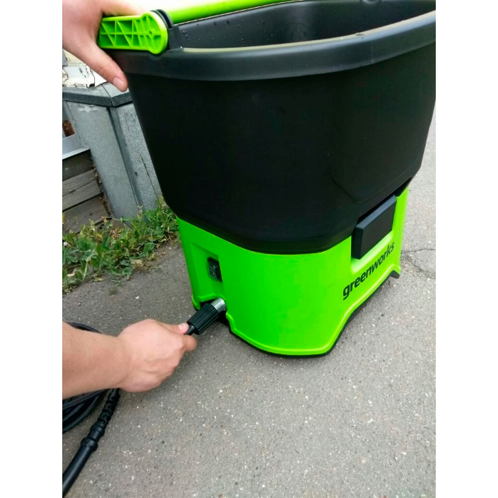 Мойка высокого давления аккумуляторная GREENWORKS GDC40 40В,70бар (5104507)