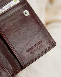 Кошелек 020 12 коньячный