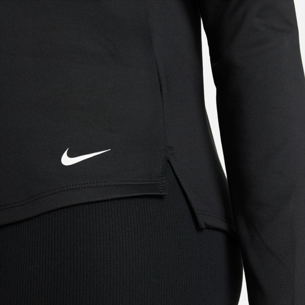 Женская теннисная футболкаNike Therma-FIT One Long-Sleeve T-Shirt - Black
