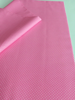 Ткань бязь плательная, рис. "Горох 2 мм", ширина 150 см, арт. 610