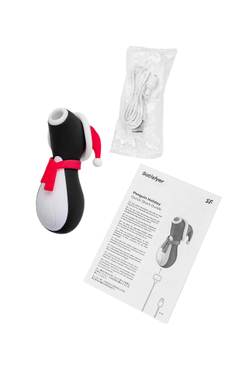 Вакуум-волновой бесконтактный стимулятор клитора Satisfyer Pro Penguin Holiday Edition