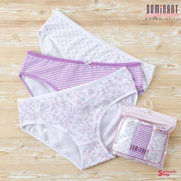 Трусики женские DOMINANT 55000-196, FULL BRIEF, 3 шт. в уп.