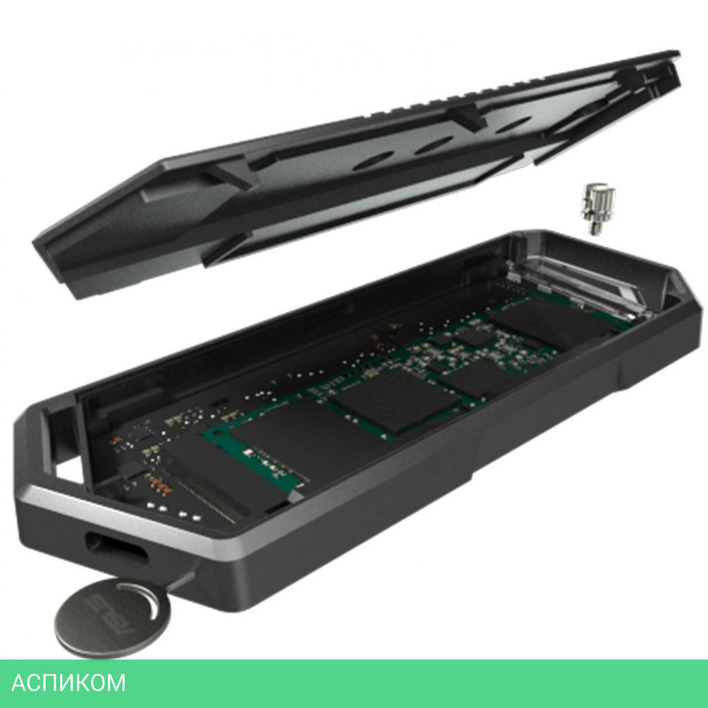 Бокс для накопителя ASUS ROG Strix Arion ESD-S1C (90DD02H0-M09000)
