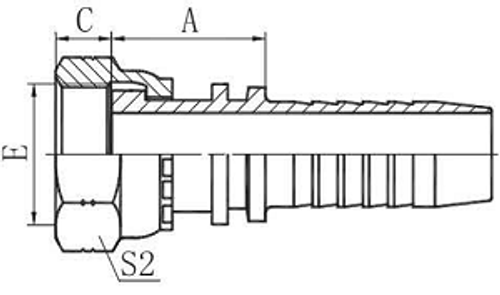 Фитинг DN 20 ORFS (Г) 1