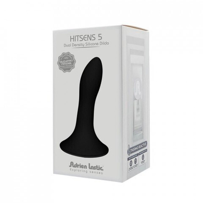 Реалистичный фаллоимитатор Adrien Lastic Hitsens 5 (12,9×2,4 см), чёрный