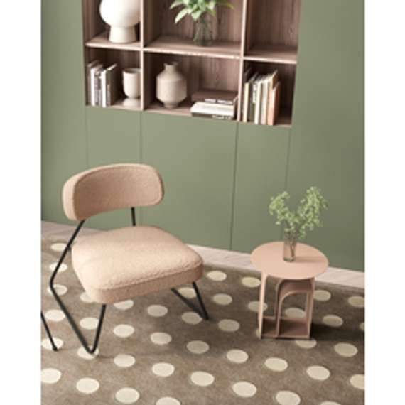 Журнальный столик Arwel металл бежевый