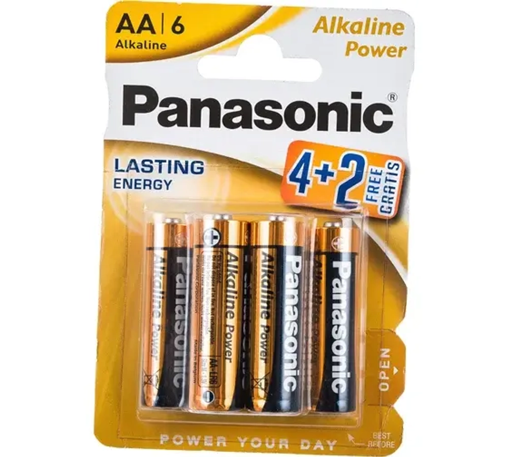 Элемент питания Panasonic Alkaline Power шринк LR6 4шт