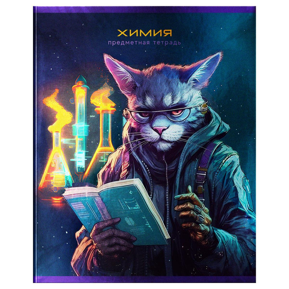 Тетрадь предметная А5 48л. "Мир будущего - Химия" (BG)
