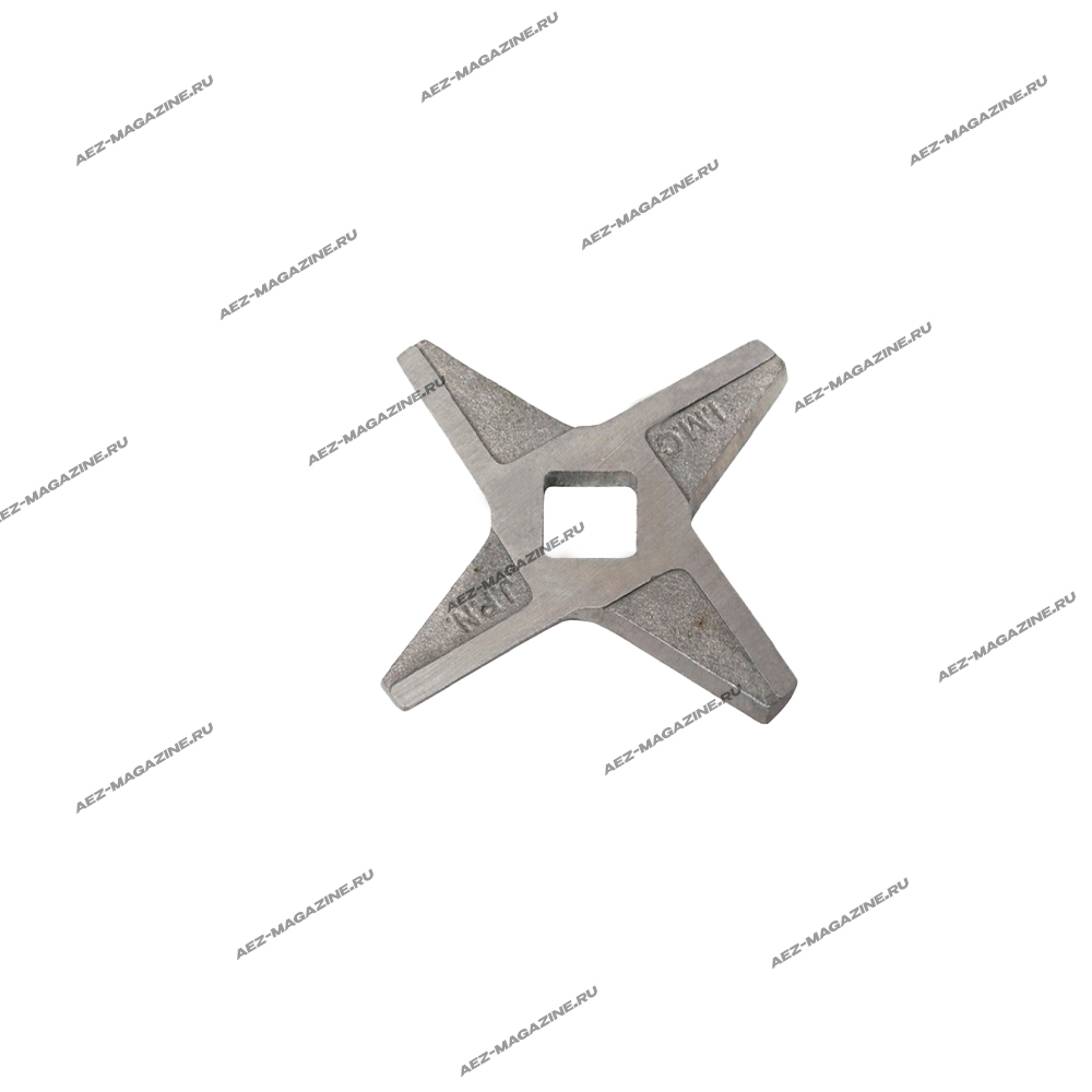 Нож для мясорубок универсальный, двусторонний, квадрат 8,5 мм, размах 49мм, толщина ножа 3,5мм, тип 5