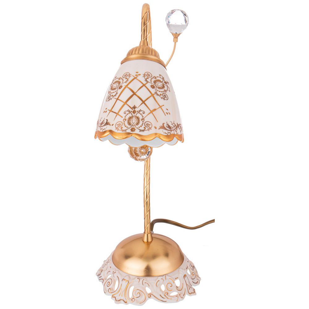 ЛАМПА НАСТОЛЬНАЯ "ELEGANZA" ПАТРОН E14 ДИАМЕТР 14,5 СМ ВЫСОТА 35 СМ