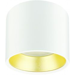 OL8 GX53 WH/GD Подсветка ЭРА Накладной под лампу Gx53, алюминий, цвет белый+золото