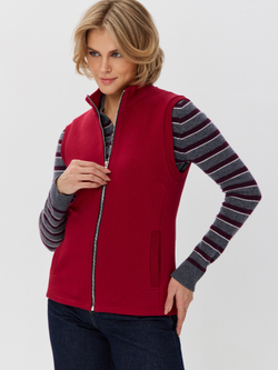 Жилет с начесом на молнии