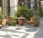 Стол ламинированный обеденный складной Scab Design Tripe Maxi Folding, белый, кортен