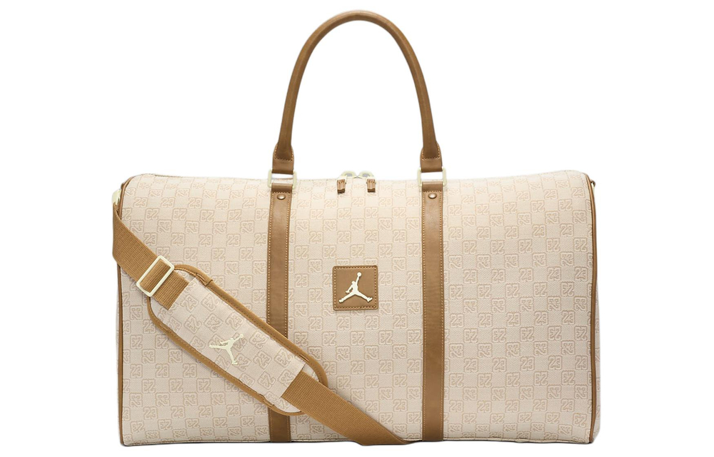 Jordan Polyester One Shoulder Handbag, Travel Bag Regular Unisex Coconut Milk