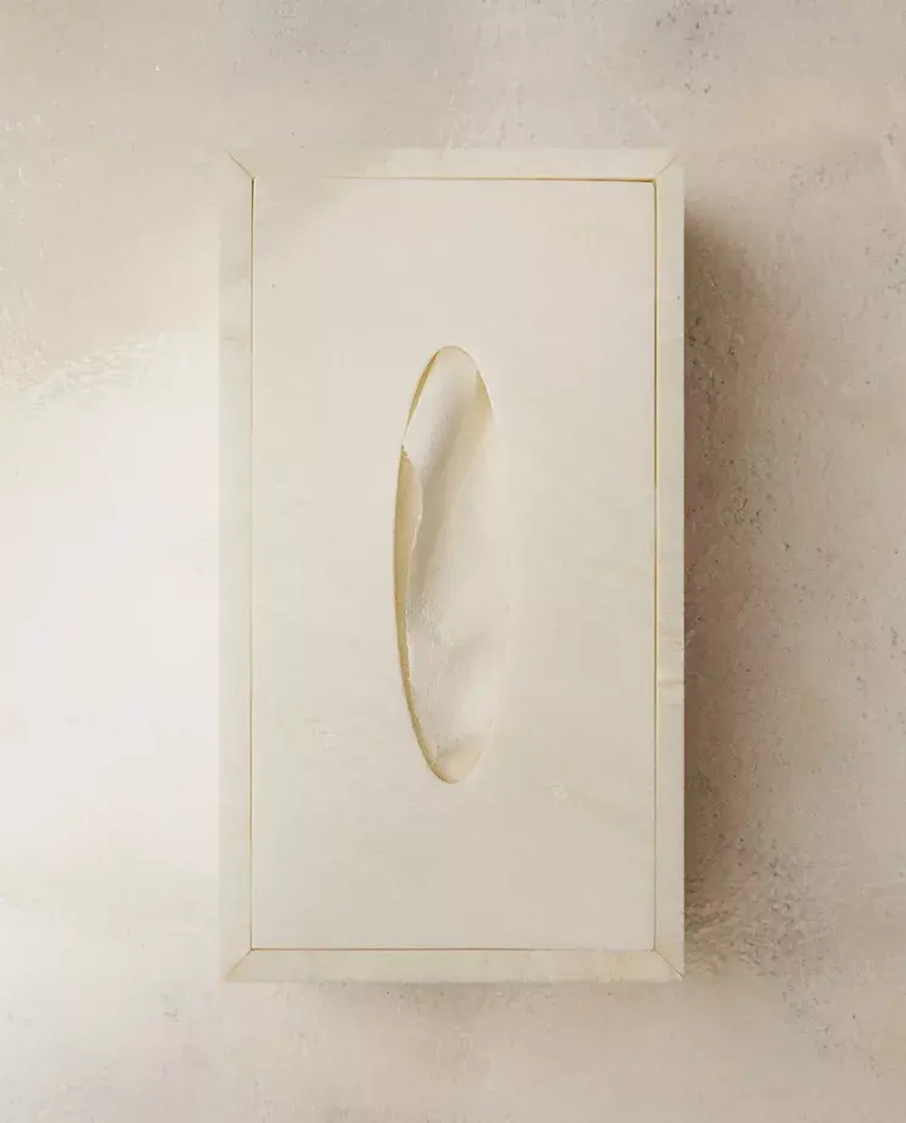 ZARA HOME САЛФЕТНИЦА ИЗ МРАМОРА, БЕЛЫЙ