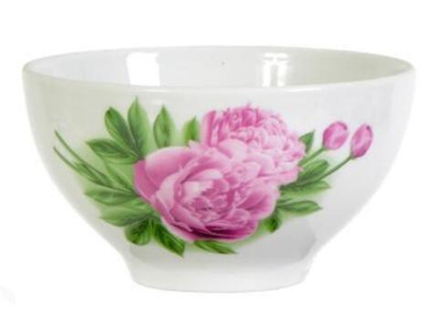 Пиала фарф 250мл Пион 3с0381