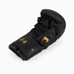 Боксёрские перчатки Venum Serpenti Sparring black/silver/gold