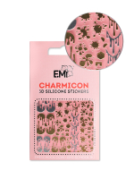 Charmicon 3D Silicone Stickers №165 Абстракция