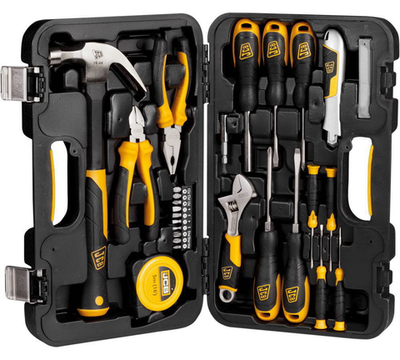 JCB 27 предм., набор инструментов для ремонтных работ (JST001)