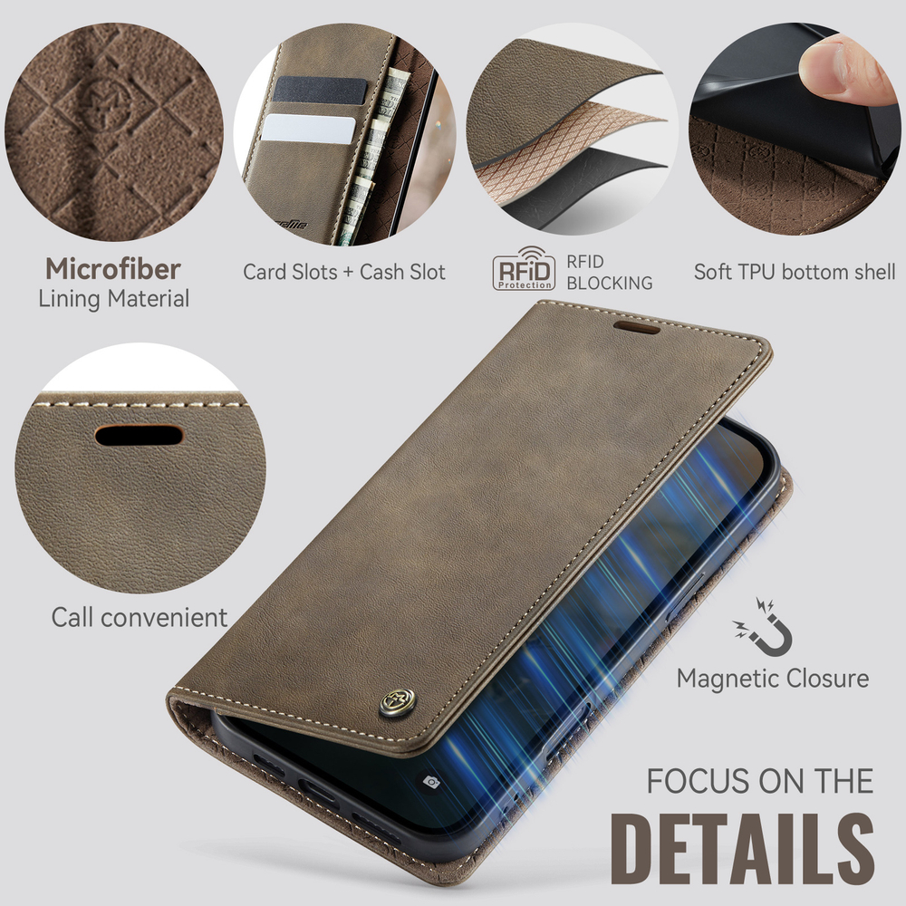 Чехол-книжка CaseMe RFiD iPhone 16 Pro Max