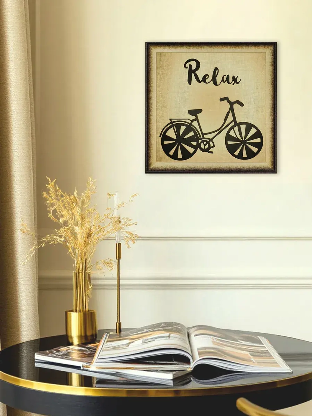 Панно на стену для интерьера 35*35 см