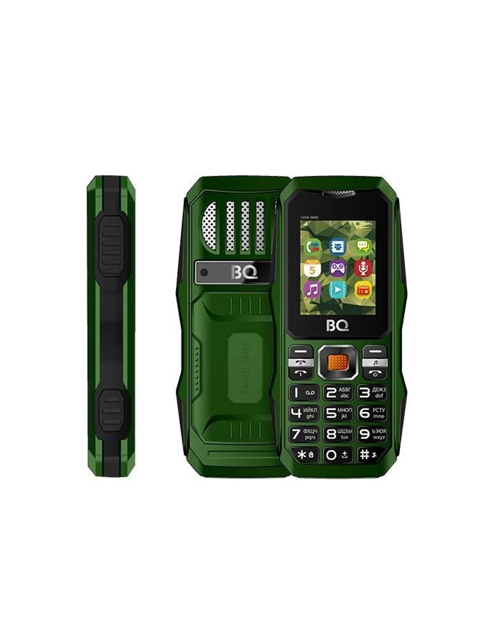 Сотовый телефон BQ 1842 Tank mini Dark Green (203979)