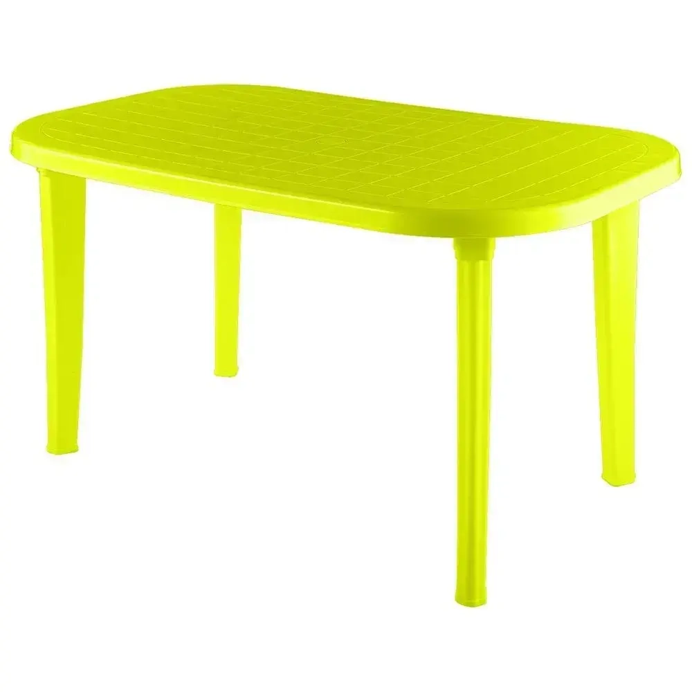 Стол овальный салатовый 1360х740мм