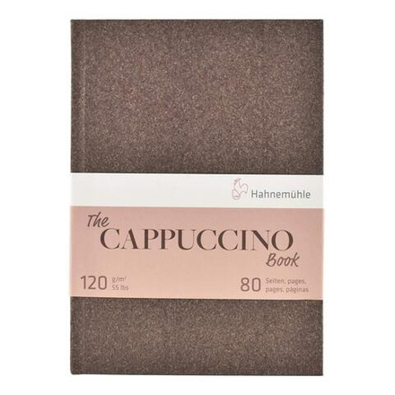 Hahnemuhle Блокнот для набросков "Cappuccino", 120 г/м2, А5, 40 л, светло-коричневый, жёсткая обложка
