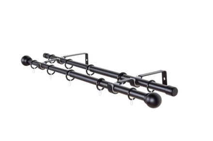 карниз кованный двухрядный "ТЕЛЕСКОП "