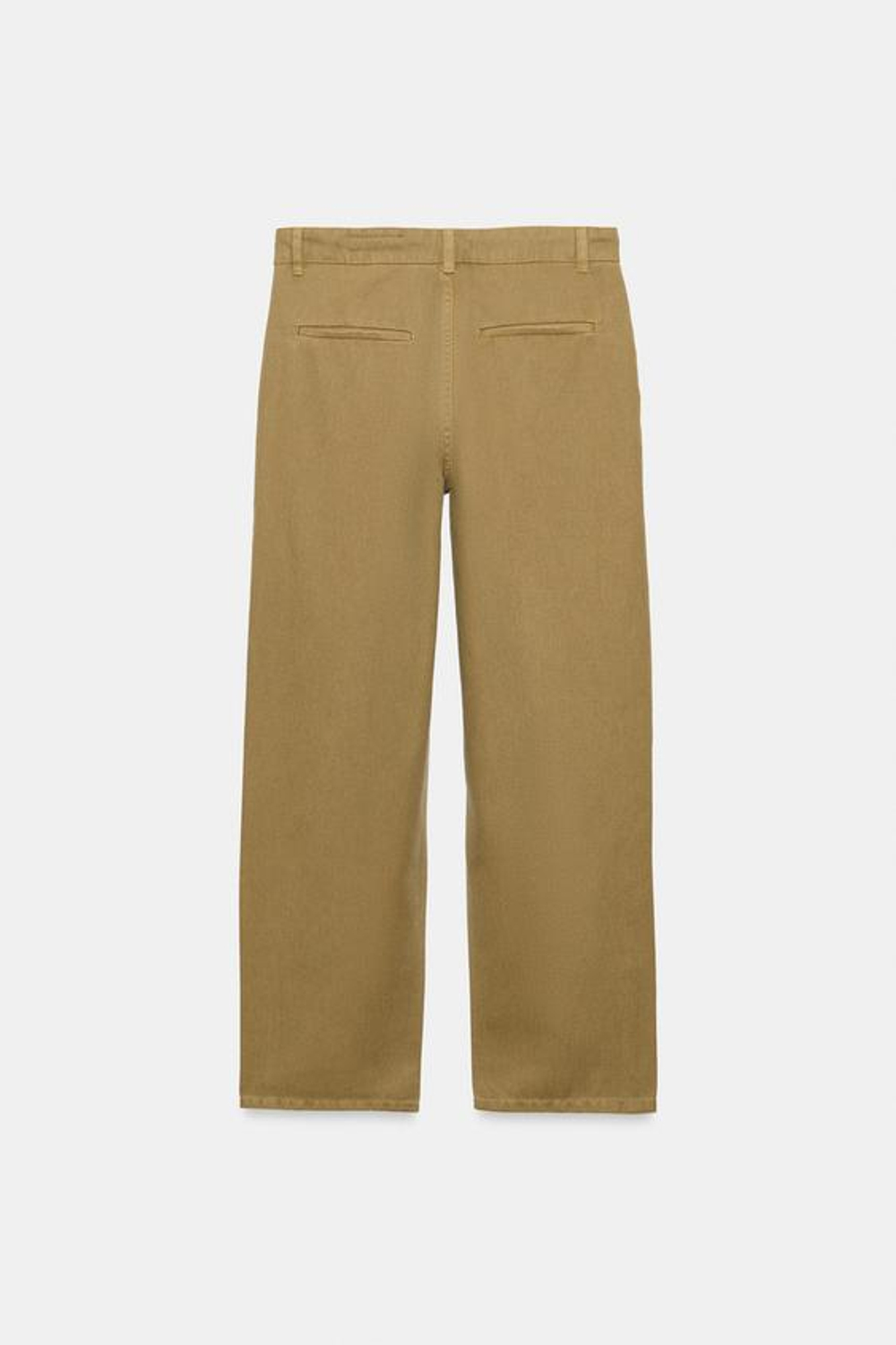 ZARA БРЮКИ ЧИНОС — ZW COLLECTION, ХАКИ